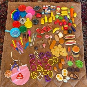 Amazing large lot kids play food, cooking and cleaning